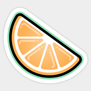 Orange Slice Sticker